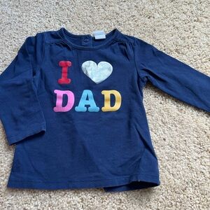 H&M I love Dad long sleeve t-shirt